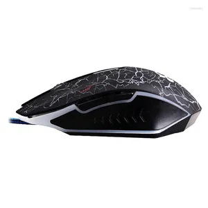 Мыши Wired Gaming Mini Mouse светодиодные светодиодные переносные переносные 1600DPI USB Ergonomic с красочным дыхательным светом для настольного компьютера для ноутбука A70