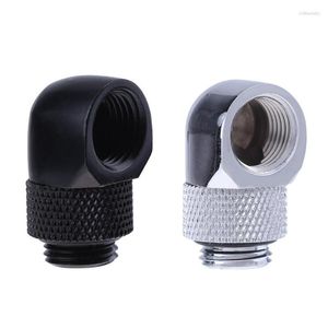 Computer Coolings ALLOYSEED G1/4" Dual Thread 90 Degree Elbow Rotary Water Tube Connector Adapter PC Cooling Hard Pipe Fittings