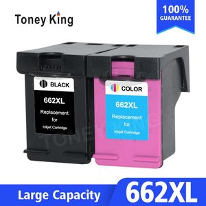 Aksesuarlar Toney King 662XL Mürekkep Kartuşu HP Massjet için HP 662 Değiştirme 1015 1515 2515 2545 2645 3545 4510 4515 4516 4518 Yazıcı