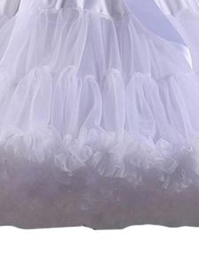 Etekler andannby kadınlar cosplay kabarık petticoat fanavimlik krinoline tutu etek lolita kostüm kısa elbise (açık sarı tek beden)