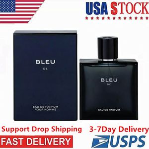 Incense Man Perfume Bleu Masculino 100ml Homens duradouros desodorantes remessa rápida colônia para homens