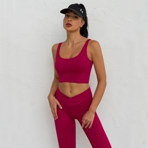 Vücut Sarılma Takım Elbise Yoga Ceketi Elastik Backless Sütyen Koşu Darbeye Dayanıklı Çabuk Kuruyan Spor Egzersiz Kıyafetleri Bayan Yoga Yeleği