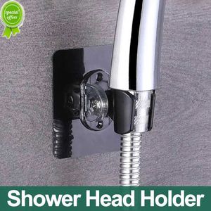 Self-Adhesive Shower Head Holder, Adjustable Handheld Shower Nozzle Hooks Rack, Wall Mounted Bracket for Bathroom