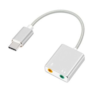 USB C Tipo C Placas de Som Externas HiFi Magic Voice Virtual 7.1 Channel Adaptador de Placa de Áudio Fone de Ouvido Microfone Alto-falante para Laptop1