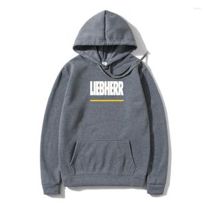 Erkek Hoodies Hoodi Liebherr Logo Outerwear Hoody Tüm Sonbahar