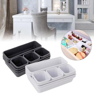 Storage Drawers 8pcsset Sundries Plastic Boxes Multifunctional Divided Box Makeup Organizer Desk Drawer Tray 230625