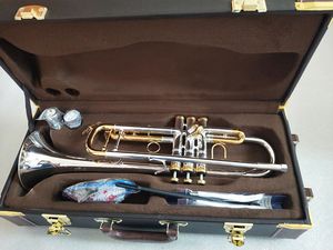 Труба высшего качества, оригинальная посеребренная, GOLD KEY LT180S-72 Bb, профессиональная труба-колокольчик, лучшие музыкальные инструменты, латунь