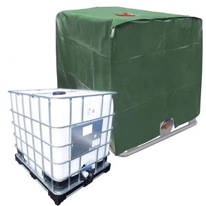 Пыль -крышка зеленый бак 1000 -литровый контейнер IBC Водонепроницаемый оксфордский ткань 210D Наружные инструменты 230625