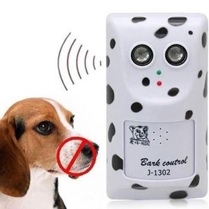 Köpek Tasmaları Tasmalar Anti Bark Eğitim Cihazı Ultrasonik Kovucu Eğitmen Ekipmanları Anit Barking Clicker Pet Malzemeleri 230626