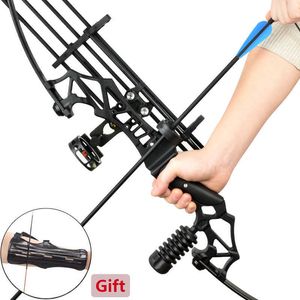 Bow Arrow High-quality metal 30-50 pounds strong archery straight bow outdoor hunting and shooting competition professional bowHKD230626