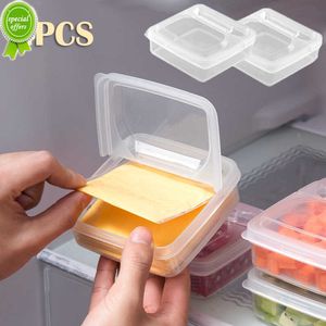 Yeni 2 ADET Peynir Dilimleri saklama kutusu Flip-top Gıda Sebzelik Meyve Sebze taze tutma Organizatör Kutusu Peynir Konteyner saklama kutusu