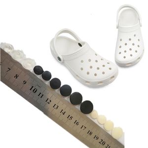 Ayakkabı Parçaları Aksesuarları 500/5000 adet 0.8/1.0/1.2/1.3/1.4/1.5 cm Plastik Tokalar Siyah Beyaz Şeffaf Düğme Tokaları Düz Geri Charm DIY Aksesuar 230626
