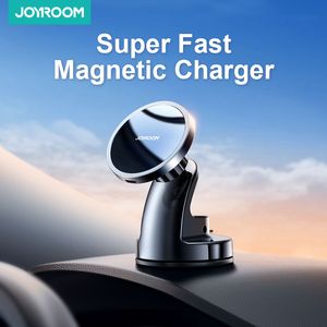 Joyroom 15W Fast Magnetic Car Phone Holder Wireless Charger For iPhone 14 13 12 Series Qi Charging Car Holder For Samsung Huawei