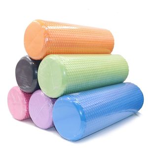 Блоки для йоги 30/45/60 см EVA Yoga Foam Roller Training Colume Rollor Fitness Массаж глубоких тканей Упражнения Пилатес Бодибилдинг Массажер для спины 230626