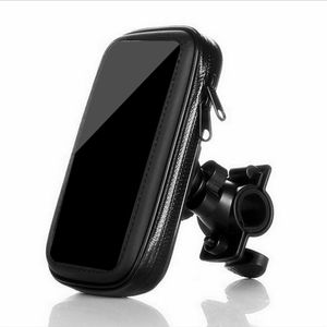 Suporte para suporte para celular 360 graus design giratório para carro motocicleta suporte para navegação GPS estojo à prova d'água bolsa suporte para guidão