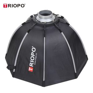 Lighting Studio Accessories Triopo K2 55cm 65cm 90cm 120cm Po Portabe Bowens Mount Octagon Umbrella Softbox Honeycomb Grid Outdoor SoftBoxs for Flash 230626