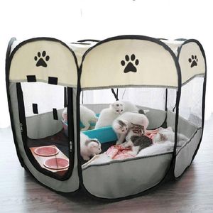 Köpek Elektronik Çitler Taşınabilir perros Çadır Büyük Küçük Köpekler Açık Kafes Evler Katlanabilir Kapalı Oyun Parkı Yavru Kediler Pet Kedi Odası 230626