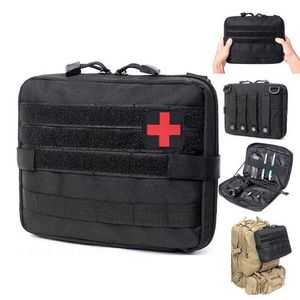 Multi-function Bags Hunting EDC Bag Outdoor Tactical Molle Waist Pack First Aid Medical Pouch Phone Tools Holder Case Bag Military Utility Belt PackHKD230627
