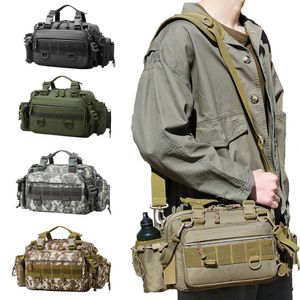 Многофункциональные сумки Tactical Range Bag Molle System Sling Backpack Hiking Fanny Waist Pack Аксессуары для охоты Инструменты Sling Bag Кемпинг FishingHKD230627
