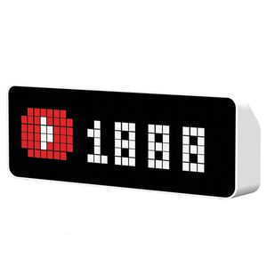 Flaş Yayıcılar Ulanzi TC001 Akıllı Piksel Saat Hava Tahmini İşlevi Zamanın Bilimsel Yönetimi Tam Renkli Ekran Pomodoro 230626