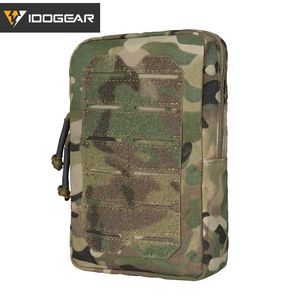 Multi-function Bags IDOGEAR Tactical Pouch MOLLE Vertical Utility Pouch Laser Cutting Sundry Bag 3578HKD230627