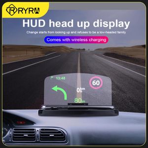 RYRA Evrensel Araba GPS HUD Head Up Navigasyon Ekran Katlanabilir Telefon Tutucu Xiaomi Iphone Huawei Için Projektör Standı
