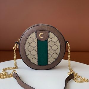 Moda Tasarımcısı Çanta Bayan Taşınabilir Yuvarlak Çanta Deri taşınabilir Omuz Çantası Mini Crossbody çanta Mizaç cep telefonu Çantası 550618