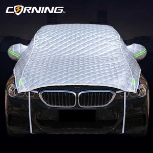 Exterior Car Cover Outdoor Accessory Awnings Waterproof Full Universal Windshield Auto Covers Protect Hail Proof For Suv VehicleHKD230628