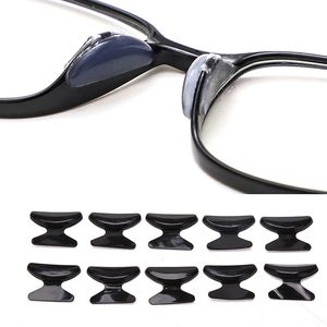Eyeglasses Accessories 5 Pairs Useful Soft Silicone Nose Pad For Glasses Nonslip Sunglass black white 230628