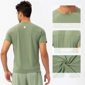 Ll Kısa Kollu Tasarımcı Yaz Gömlekleri Sıkıştırma Spor Taytları Fiess Spor Salonu Futbol Gömlekleri Adam Jersey Sportswear Hızlı Kuru Spor T-Shirts Top
