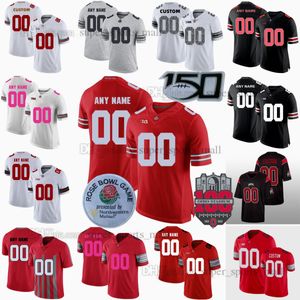 NCAA Ohio Eyalet Buckeyes Justin Fields Futbol Jersey Chase Genç JK Dobbins Elliott Stroud Fleming Dwayne Nick Bosa Archie Griffin George 150. Yama S-6XL