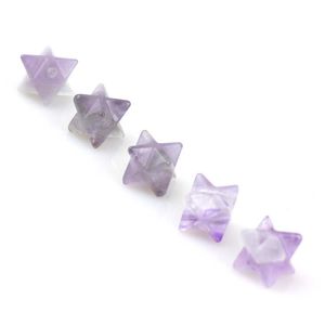 2023 Nuovi arrivi 30mm 8 punti Merkaba Star Accessori per gioielli Ciondolo con decorazioni in pietre preziose di cristallo naturale