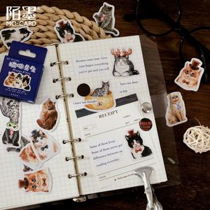 Наклейки Mo.card Vintage Retro Mr Cat Mini Paper Diary Diary наклейка для скрапбукинга