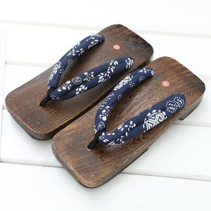 Terlik adam terlik yaz flip flops cosplay japon samurai geta ahşap 2 sandalet kalın dip platform fasdw 230718