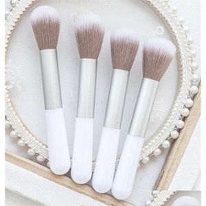 Кисти для макияжа Foundation Powder Face Brush Set Soft Blush Professional Large Cosmetics Make Up Tools Xb1 Drop Delivery Health Beaut Dh5Sz
