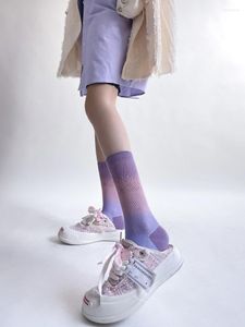 Kadın Çorap Yüksek Kaliteli Moda Erkek Pamuk Kawaii Çorap Kravat Boyalı Bayan Erkek Rahat Orta Tüp Çift Damla