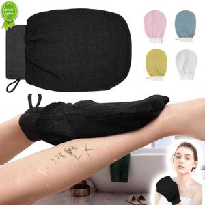 Durable Double Side Dead Skin Removal Body Scrubber Exfoliating Glove Scrub Gloves For Facial Massage Bath Shower Spa