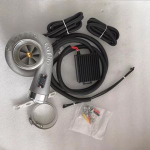 Electric Turbo Supercharger Kit Thrust Motorcycle Electric Turbocharger Air Filter Intake for all car improve speed