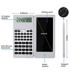 Калькуляторы 10 Цифровой портативный ЖК -дисплей Инженерный калькулятор с написанием таблеток.