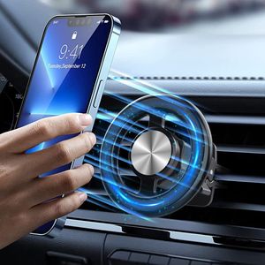Magnetic Phone Holder for Car, Air Vent Mount Mobile Phone Clip GPS Bracket for iPhone 14 13 12 Pro Max