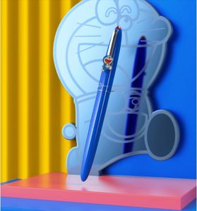 Ручки роскошные Pimio Cartoon Metal Fountain Pen Doraemon Официальный официальный уполномоченный 0,35 мм подарочная коробка для NIB для офисного студенческого студента Рождество