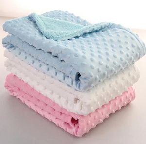 Детское горох одеяло 100*70 см диван одеяло детские мягкие пены одеяла бросают коврики для спального пакета DA334