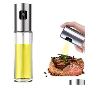 Pişirme Gereçleri Zeytinyağı Püskürtücü Barbekü Salata Mutfak Pişirme Kavurma Kızartma 100 Ml Jk2005Kd Dro Dhrlm için Gıda Dereceli Cam Şişe Dispenseri