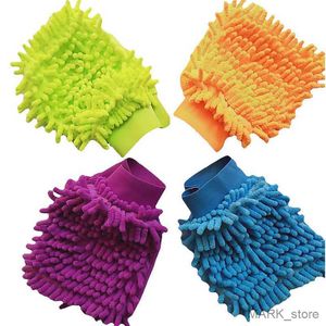 Glove Wool Soft Car Wash Gloves Thick Car Cleaning Wax Detailing Brush Auto Care Cleaning Towel Cleaning Brush Cloths R230629