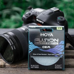 Konektörler Hoya Fusion Antistatik CPL İnce Filtre 82mm 77mm 72mm 67mm 62mm 58mm 55m 52mm 49mm Polarizasyon / Polarizör Cirpl Kamera lens için