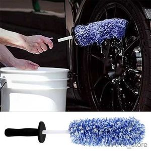 Glove Car Wash Super Brush Microfiber Brush Gloves Non-Slip Handle for Cleaning Rim Car Cleaning Tools R230629