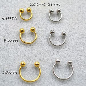 Göbek Bell Düğme Yüzükler LOT50pcs Vücut Takı 20g 08mm Ince Çelik EarNose Dudak Labret Burun Kulak Daith Helix Piercing CBR At Nalı 230628