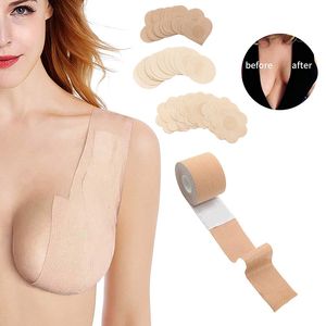 Breast Pad Boob Tape Bras For Women Adhesive Invisible Bra Nipple Pasties Covers Lift Push Up Bralette Strapless Sticky 230628