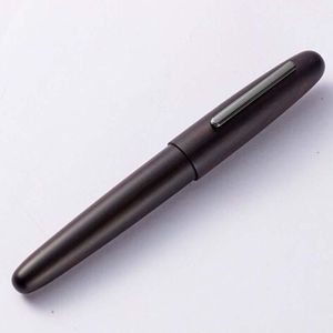 Pens Luxury Jinhao 9056 Ahşap Çeşme Kalem Siyah Ebony Gun Gri Fude Bükme Kırtasiye Ofis Malzemeleri Mürekkep Kalemleri