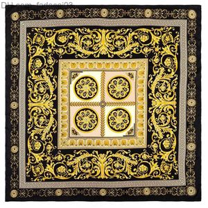 Sarongs Sarongs POBING Manuel El Haddelenmiş Dimi İpek Eşarp Kadın Retro Kaju Kare Eşarp Echarpes Fular Femme Şal Bandana Başörtüsü 90CM 230424 Z230630